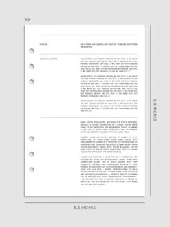 2025 Dated Admin Planner Inserts(2025 Dated Admin Planner Inserts) -Cloth And Paper Shop 2025 Dated Admin Planner Inserts A5 Monthly Cover Specs CP 1