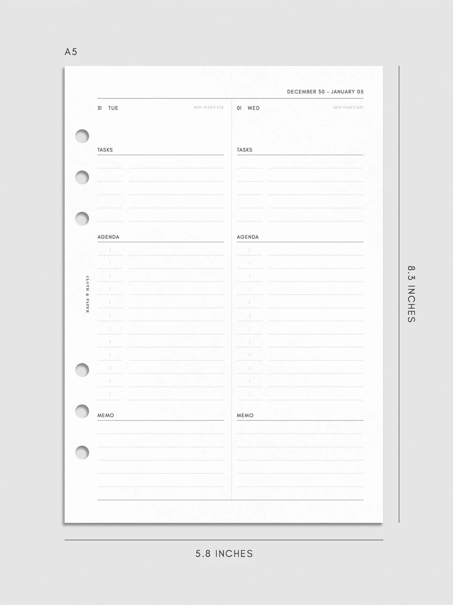 2025 Dated Daily Planner Insert | Monday Start(2025 Dated Daily Planner Insert Monday Start) 13 2025 Dated Daily Planner Insert | Monday Start(2025 Dated Daily Planner Insert Monday Start) - Image 13