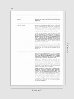 2025 Dated Daily Planner Insert | Monday Start(2025 Dated Daily Planner Insert Monday Start) 27 2025 Dated Daily Planner Insert | Monday Start(2025 Dated Daily Planner Insert Monday Start) -Cloth And Paper Shop 2025 Dated Daily Planner Insert Monday Start A5 Monthlycover CP 1