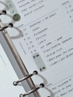 2025 Dated Daily Planner Insert | Monday Start(2025 Dated Daily Planner Insert Monday Start) 22 2025 Dated Daily Planner Insert | Monday Start(2025 Dated Daily Planner Insert Monday Start) -Cloth And Paper Shop 2025 Dated Daily Planner Insert Monday Start LifestyleSpreads 1x1 CP 2