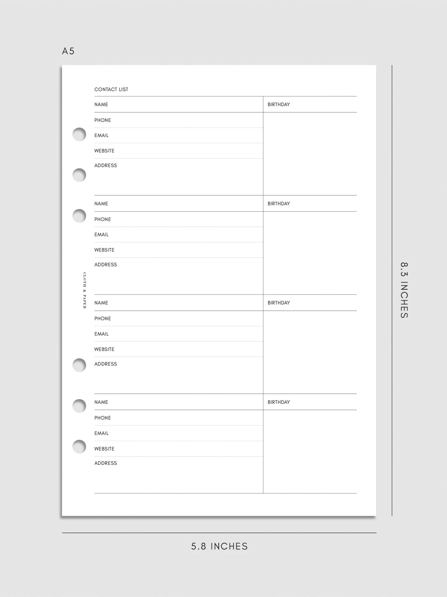 2025 Dated Horizontal Weekly Planner Insert | Monday Start(2025 Dated Horizontal Weekly Planner Insert Monday Start) 12 2025 Dated Horizontal Weekly Planner Insert | Monday Start(2025 Dated Horizontal Weekly Planner Insert Monday Start) - Image 12