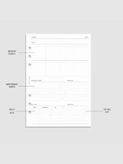2025 Dated Horizontal Weekly Planner Insert | Monday Start(2025 Dated Horizontal Weekly Planner Insert Monday Start) 23 2025 Dated Horizontal Weekly Planner Insert | Monday Start(2025 Dated Horizontal Weekly Planner Insert Monday Start) -Cloth And Paper Shop 2025 Dated Horizontal Weekly Planner Insert Monday Start A5 Monthlyoverview CP 1