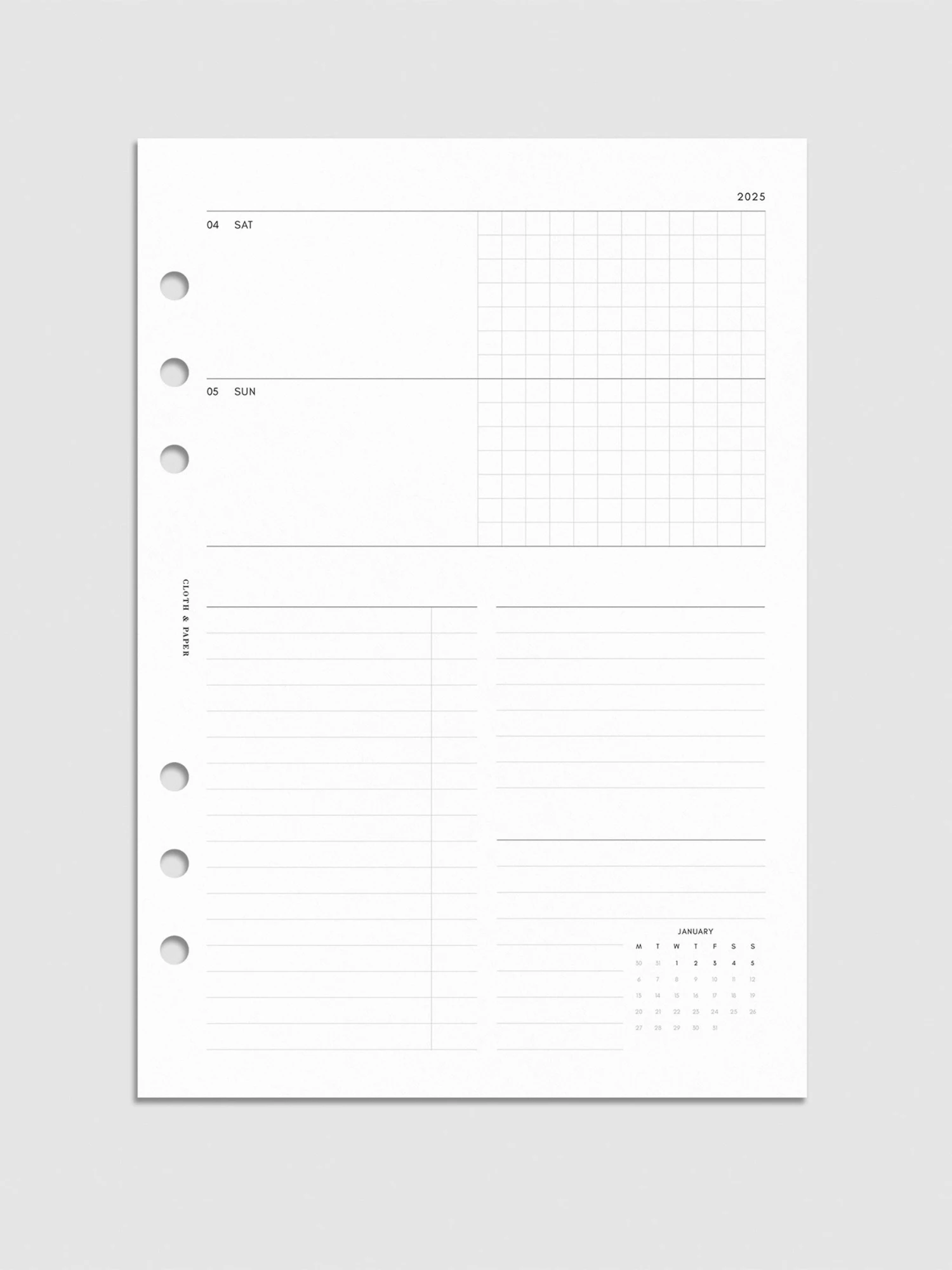 2025 Dated Horizontal Weekly Planner Insert | Monday Start(2025 Dated Horizontal Weekly Planner Insert Monday Start) 1 2025 Dated Horizontal Weekly Planner Insert | Monday Start(2025 Dated Horizontal Weekly Planner Insert Monday Start)