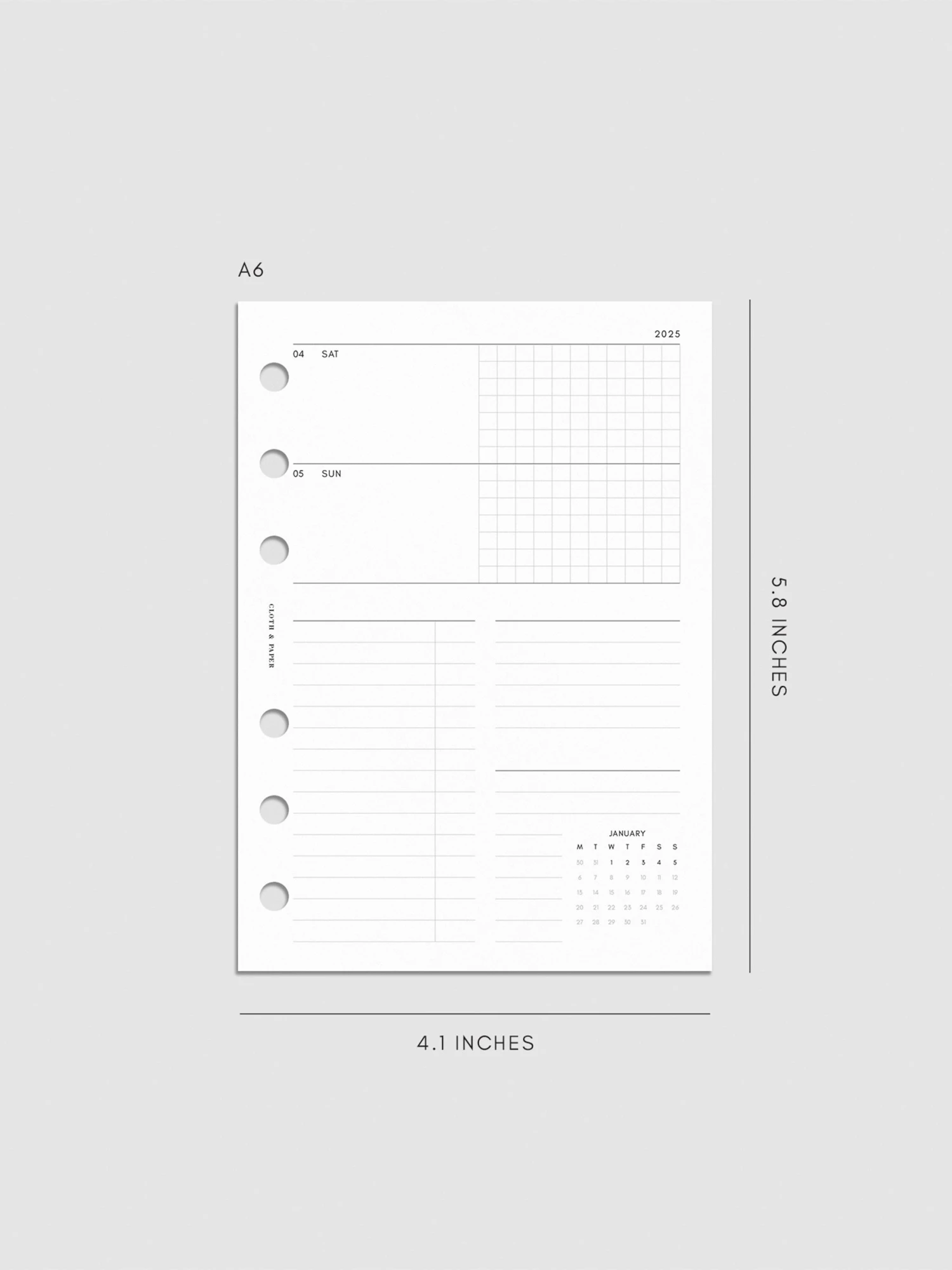 2025 Dated Horizontal Weekly Planner Insert | Monday Start(2025 Dated Horizontal Weekly Planner Insert Monday Start) 14 2025 Dated Horizontal Weekly Planner Insert | Monday Start(2025 Dated Horizontal Weekly Planner Insert Monday Start) - Image 14