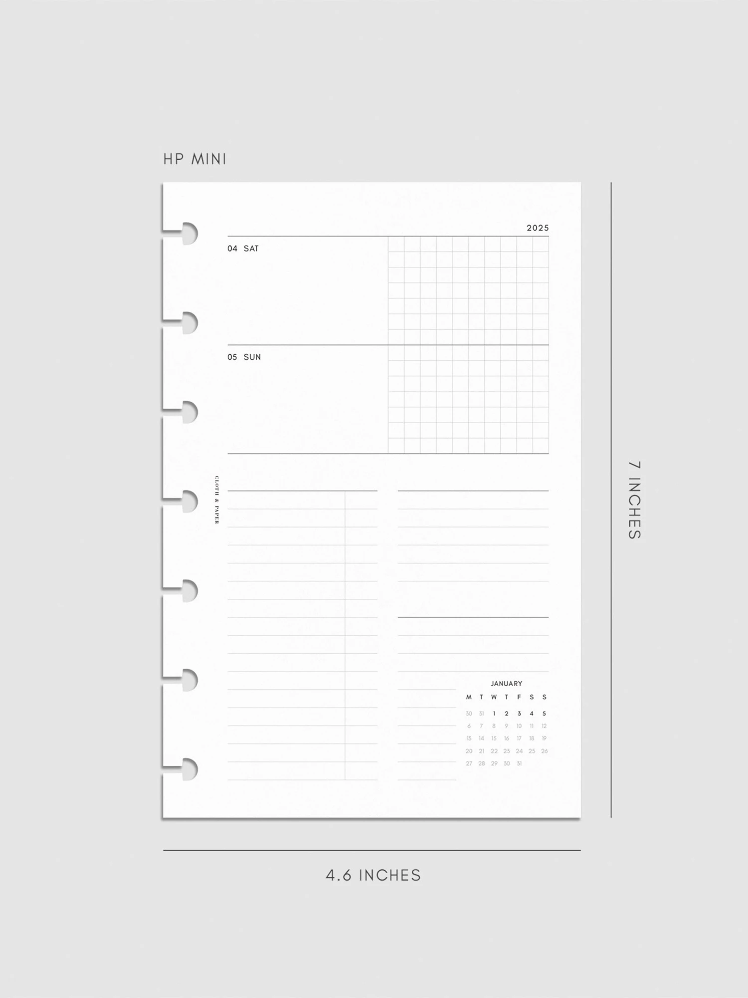 2025 Dated Horizontal Weekly Planner Insert | Monday Start(2025 Dated Horizontal Weekly Planner Insert Monday Start) 18 2025 Dated Horizontal Weekly Planner Insert | Monday Start(2025 Dated Horizontal Weekly Planner Insert Monday Start) - Image 18
