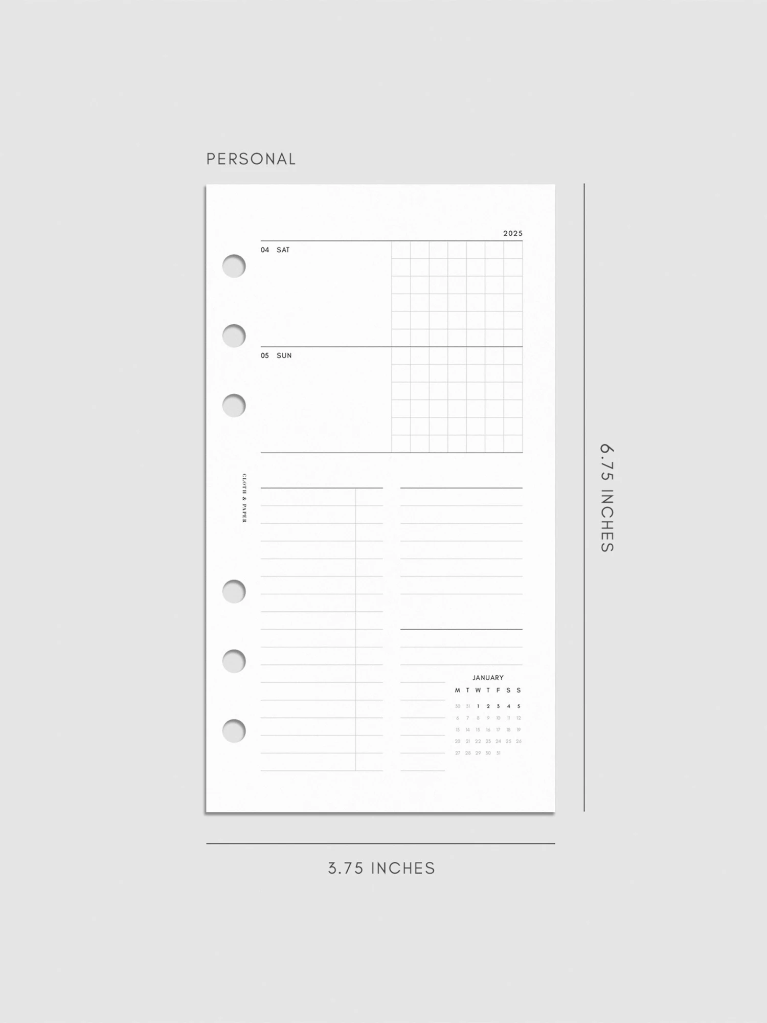 2025 Dated Horizontal Weekly Planner Insert | Monday Start(2025 Dated Horizontal Weekly Planner Insert Monday Start) 15 2025 Dated Horizontal Weekly Planner Insert | Monday Start(2025 Dated Horizontal Weekly Planner Insert Monday Start) - Image 15