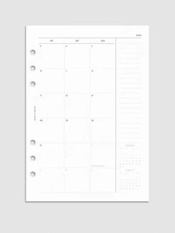 2025 Dated Monthly Planner Insert | Monday Start(2025 Dated Monthly Planner Insert Monday Start)
