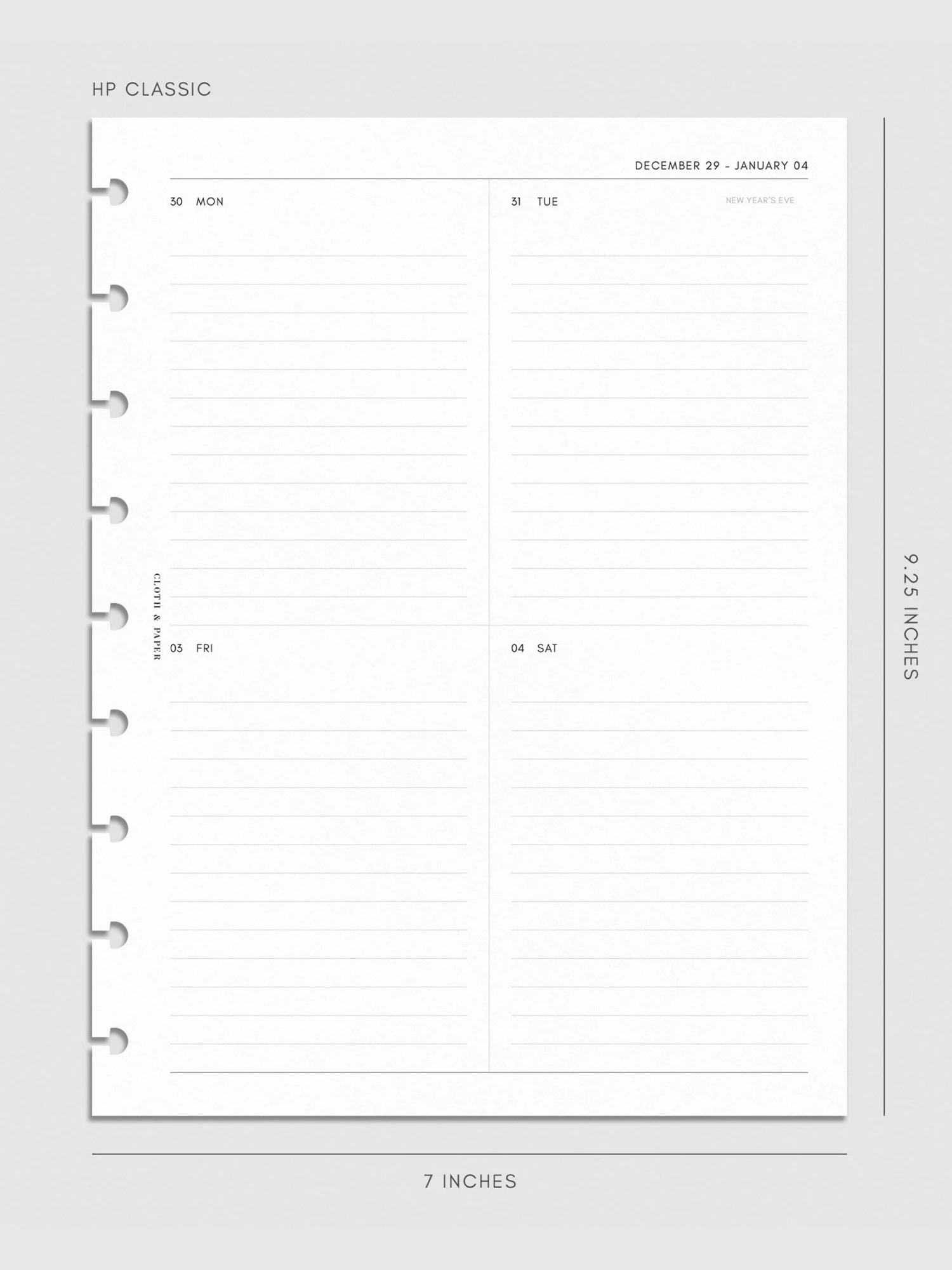 2025 Dated Vertical Weekly Lined Planner Insert | Sunday Start(2025 Dated Vertical Weekly Lined Planner Insert Sunday Start) 19 2025 Dated Vertical Weekly Lined Planner Insert | Sunday Start(2025 Dated Vertical Weekly Lined Planner Insert Sunday Start) - Image 19