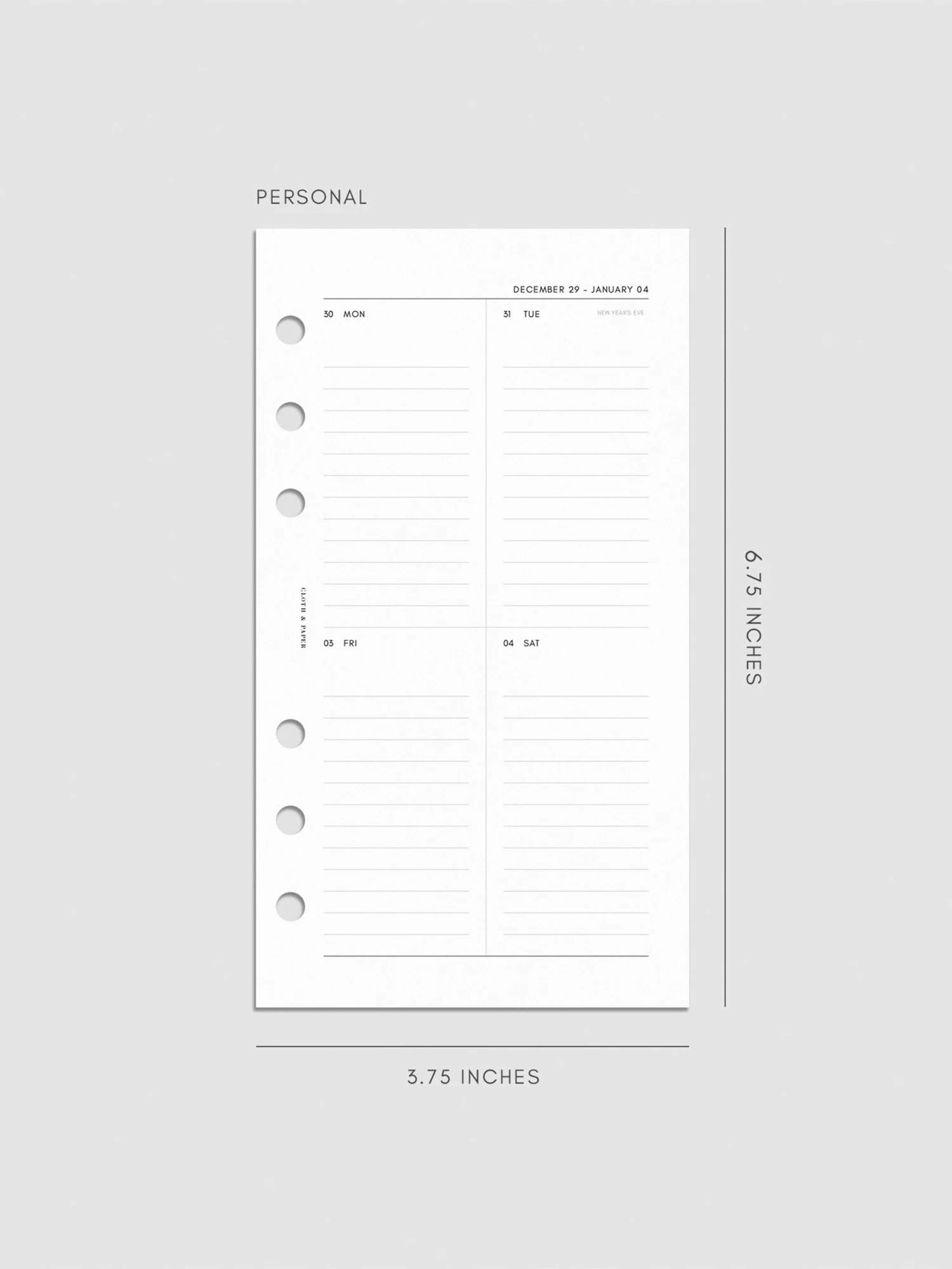 2025 Dated Vertical Weekly Lined Planner Insert | Sunday Start(2025 Dated Vertical Weekly Lined Planner Insert Sunday Start) 14 2025 Dated Vertical Weekly Lined Planner Insert | Sunday Start(2025 Dated Vertical Weekly Lined Planner Insert Sunday Start) - Image 14