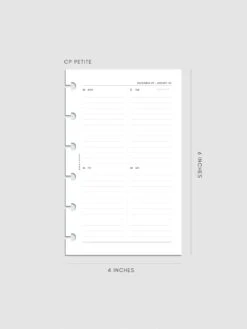 2025 Dated Vertical Weekly Lined Planner Insert | Sunday Start(2025 Dated Vertical Weekly Lined Planner Insert Sunday Start) 32 2025 Dated Vertical Weekly Lined Planner Insert | Sunday Start(2025 Dated Vertical Weekly Lined Planner Insert Sunday Start) -Cloth And Paper Shop 2025 Dated Monthly Planner Insert Sunday Start Petite CP 1