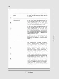 2025 Dated Vertical Weekly Lined Planner Insert | Monday Start(2025 Dated Vertical Weekly Lined Planner Insert Monday Start) 25 2025 Dated Vertical Weekly Lined Planner Insert | Monday Start(2025 Dated Vertical Weekly Lined Planner Insert Monday Start) -Cloth And Paper Shop 2025 Dated Vertical Weekly Lined Planner Insert Monday Start A5 Monthly Cover CP 1