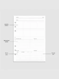 2025 Dated Vertical Weekly Lined Planner Insert | Monday Start(2025 Dated Vertical Weekly Lined Planner Insert Monday Start) 24 2025 Dated Vertical Weekly Lined Planner Insert | Monday Start(2025 Dated Vertical Weekly Lined Planner Insert Monday Start) -Cloth And Paper Shop 2025 Dated Vertical Weekly Lined Planner Insert Monday Start A5 Monthlyoverview CP 1