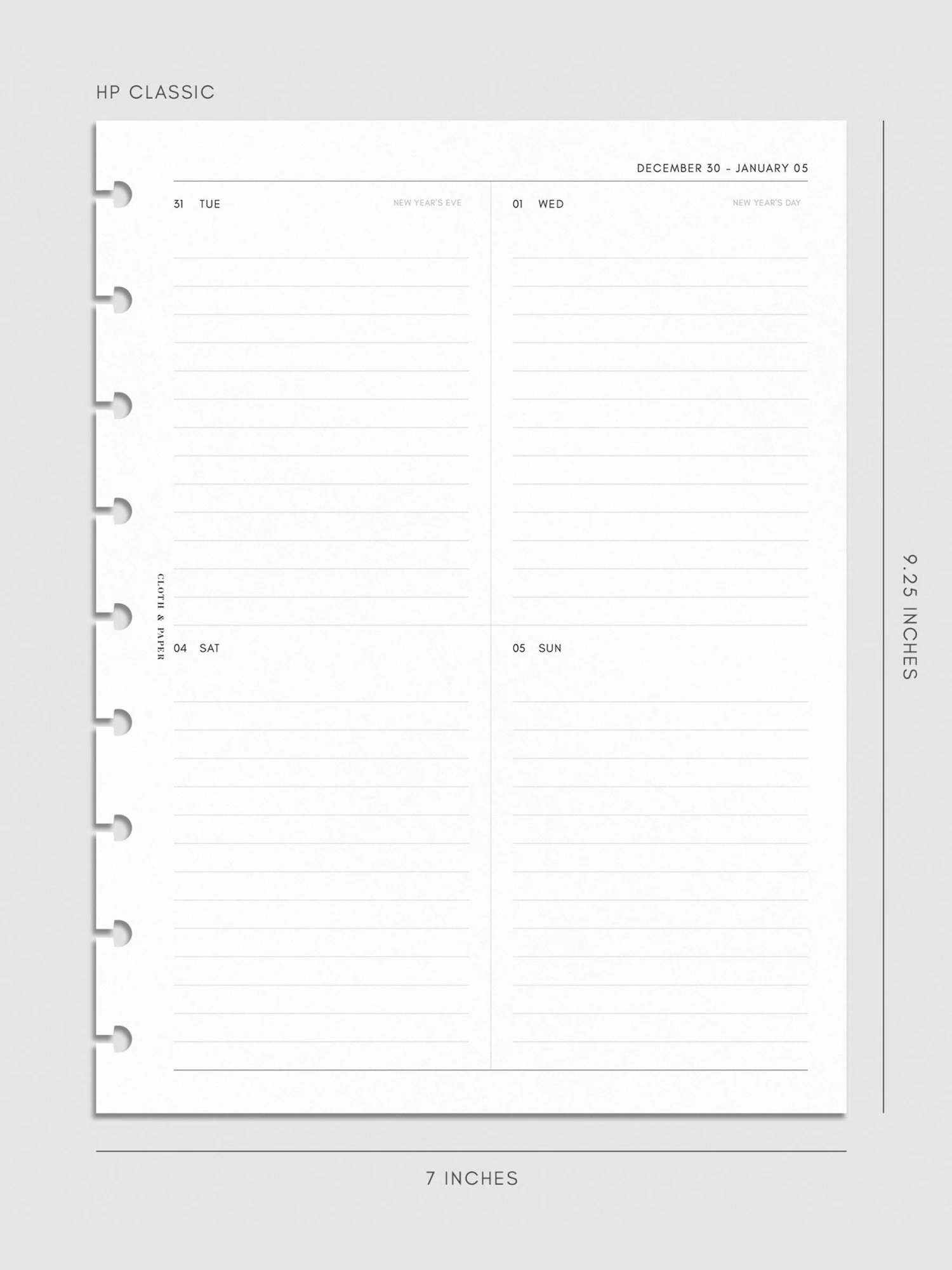 2025 Dated Vertical Weekly Lined Planner Insert | Monday Start(2025 Dated Vertical Weekly Lined Planner Insert Monday Start) 20 2025 Dated Vertical Weekly Lined Planner Insert | Monday Start(2025 Dated Vertical Weekly Lined Planner Insert Monday Start) - Image 20