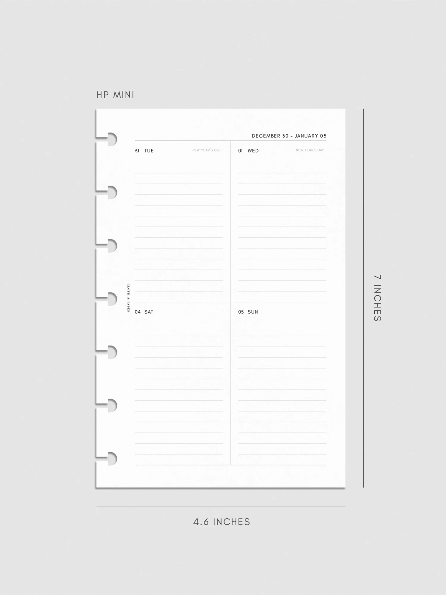 2025 Dated Vertical Weekly Lined Planner Insert | Monday Start(2025 Dated Vertical Weekly Lined Planner Insert Monday Start) 17 2025 Dated Vertical Weekly Lined Planner Insert | Monday Start(2025 Dated Vertical Weekly Lined Planner Insert Monday Start) - Image 17