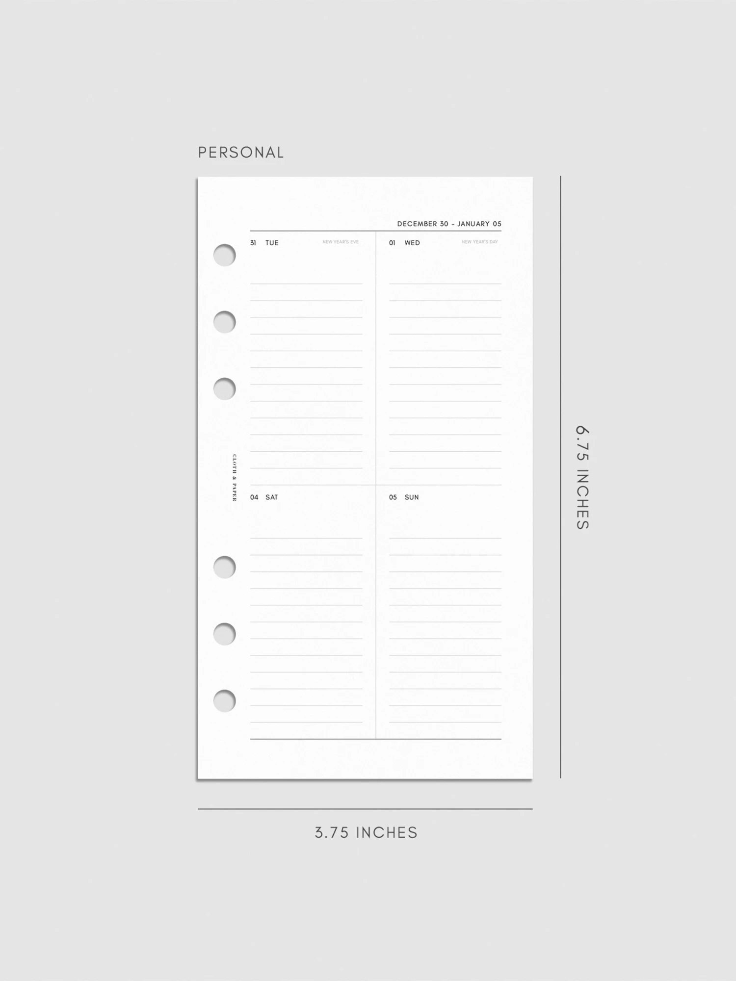 2025 Dated Vertical Weekly Lined Planner Insert | Monday Start(2025 Dated Vertical Weekly Lined Planner Insert Monday Start) 15 2025 Dated Vertical Weekly Lined Planner Insert | Monday Start(2025 Dated Vertical Weekly Lined Planner Insert Monday Start) - Image 15