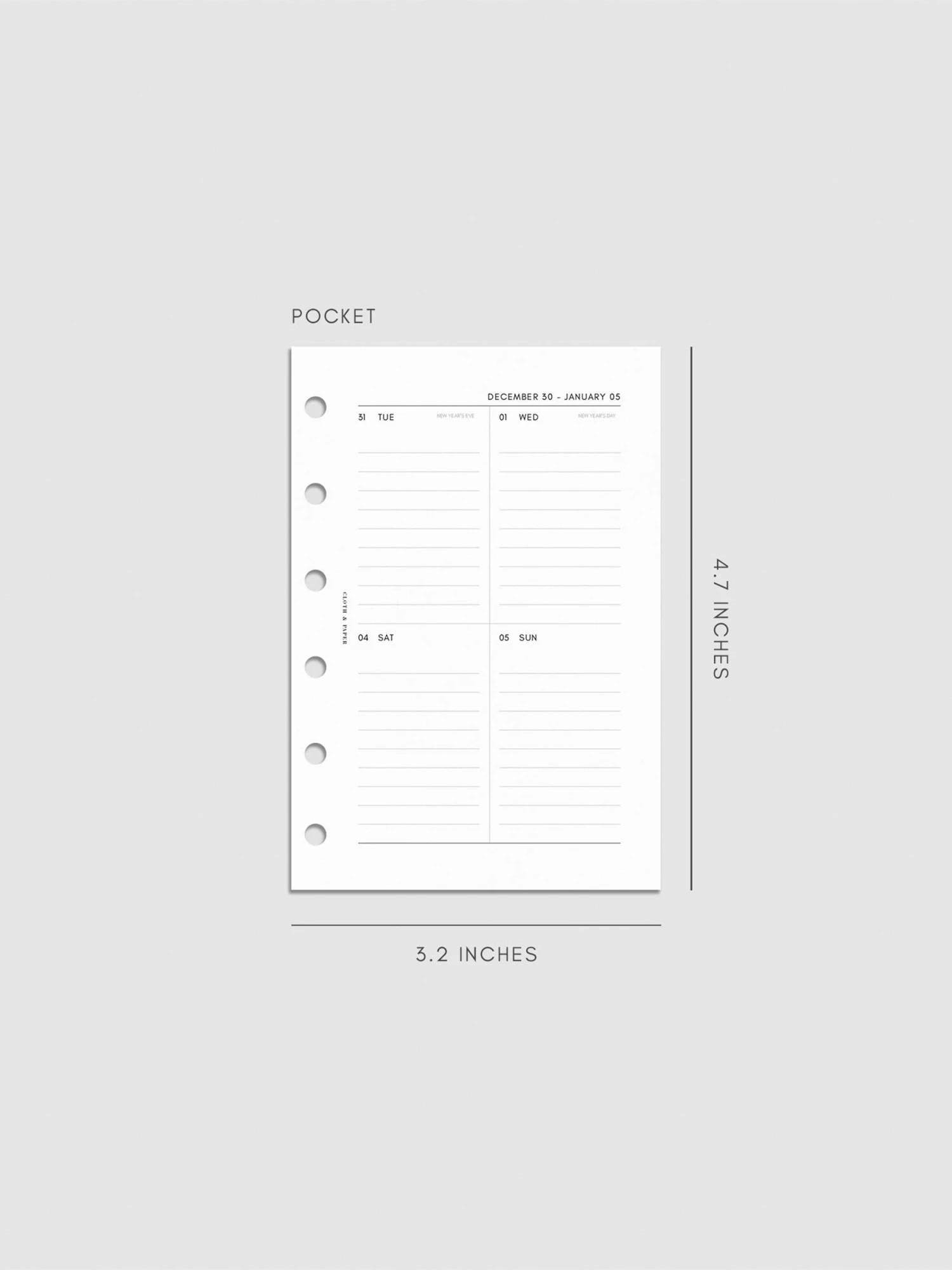 2025 Dated Vertical Weekly Lined Planner Insert | Monday Start(2025 Dated Vertical Weekly Lined Planner Insert Monday Start) 12 2025 Dated Vertical Weekly Lined Planner Insert | Monday Start(2025 Dated Vertical Weekly Lined Planner Insert Monday Start) - Image 12