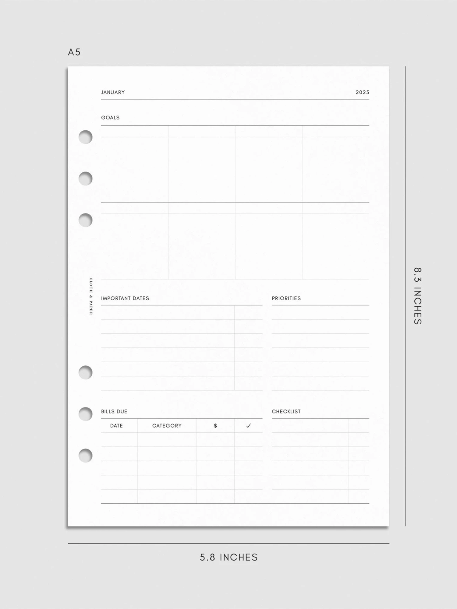 2025 Dated Weekly Schedule Planner Insert | Monday Start(2025 Dated Weekly Schedule Planner Insert Monday Start) 9 2025 Dated Weekly Schedule Planner Insert | Monday Start(2025 Dated Weekly Schedule Planner Insert Monday Start) - Image 9