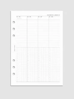 2025 Dated Weekly Schedule Planner Insert | Monday Start(2025 Dated Weekly Schedule Planner Insert Monday Start)