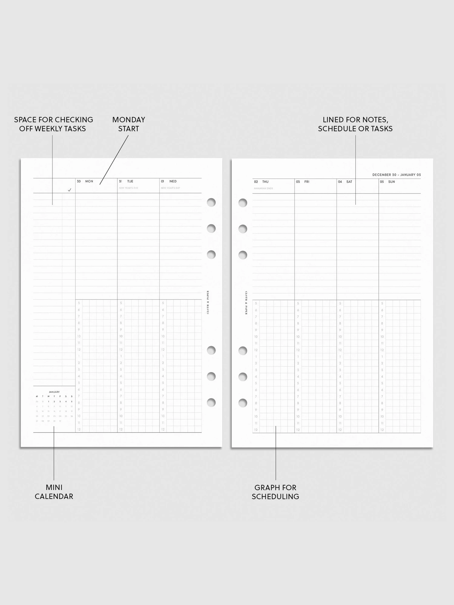 2025 Dated Weekly Schedule Planner Insert | Monday Start(2025 Dated Weekly Schedule Planner Insert Monday Start) 3 2025 Dated Weekly Schedule Planner Insert | Monday Start(2025 Dated Weekly Schedule Planner Insert Monday Start) - Image 3