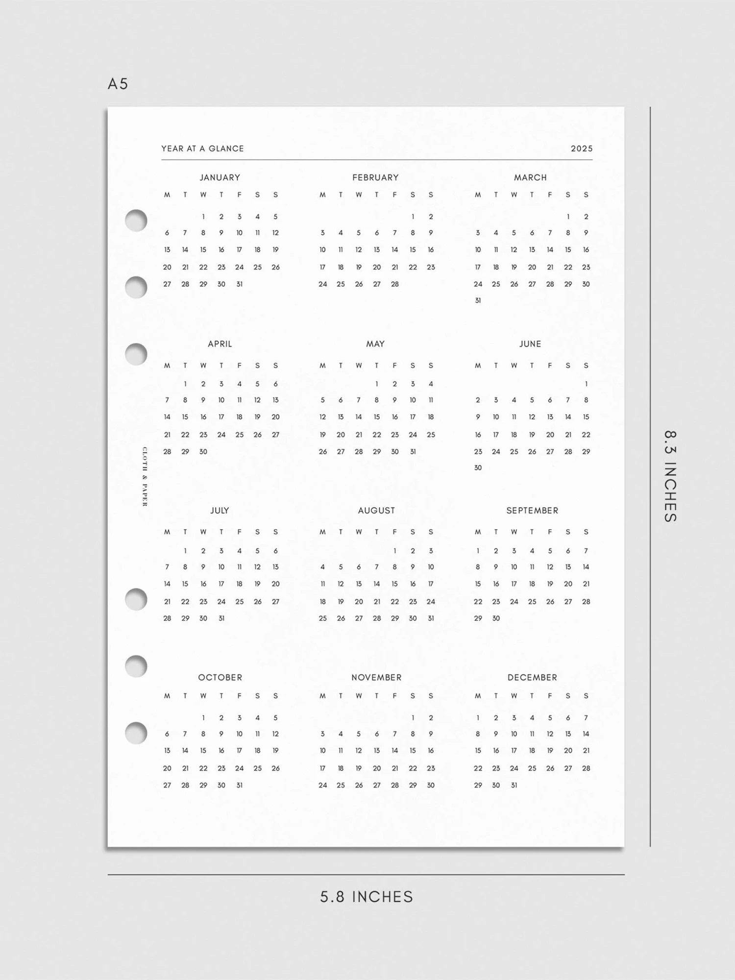 2025 Dated Weekly Schedule Planner Insert | Monday Start(2025 Dated Weekly Schedule Planner Insert Monday Start) 7 2025 Dated Weekly Schedule Planner Insert | Monday Start(2025 Dated Weekly Schedule Planner Insert Monday Start) - Image 7