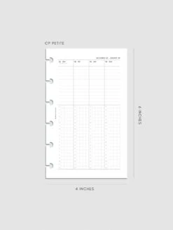 2025 Dated Weekly Schedule Planner Insert | Monday Start(2025 Dated Weekly Schedule Planner Insert Monday Start) 33 2025 Dated Weekly Schedule Planner Insert | Monday Start(2025 Dated Weekly Schedule Planner Insert Monday Start) -Cloth And Paper Shop 2025 Dated Weekly Schedule Planner Insert Monday Start Petite Weekly Spread CP 1