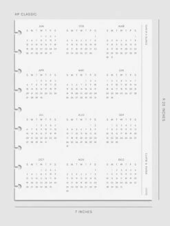 2025 Year At A Glance Planner Dashboard(2025 Year At A Glance Planner Dashboard) -Cloth And Paper Shop 2025 Year At A Glance Planner Dashboard HPC CP 6