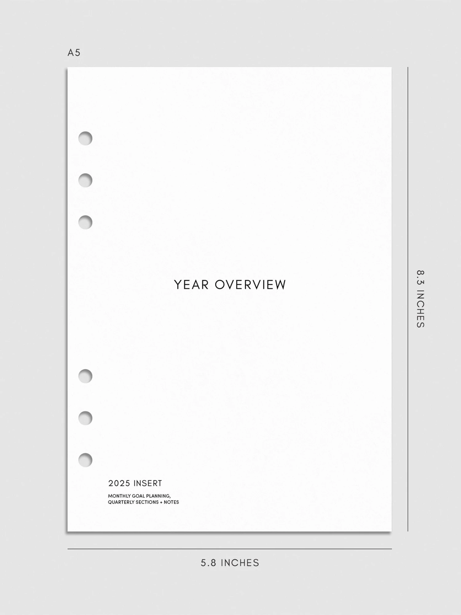 2025 Year Overview Planner Inserts(2025 Year Overview Planner Insert) 3 2025 Year Overview Planner Inserts(2025 Year Overview Planner Insert) - Image 3