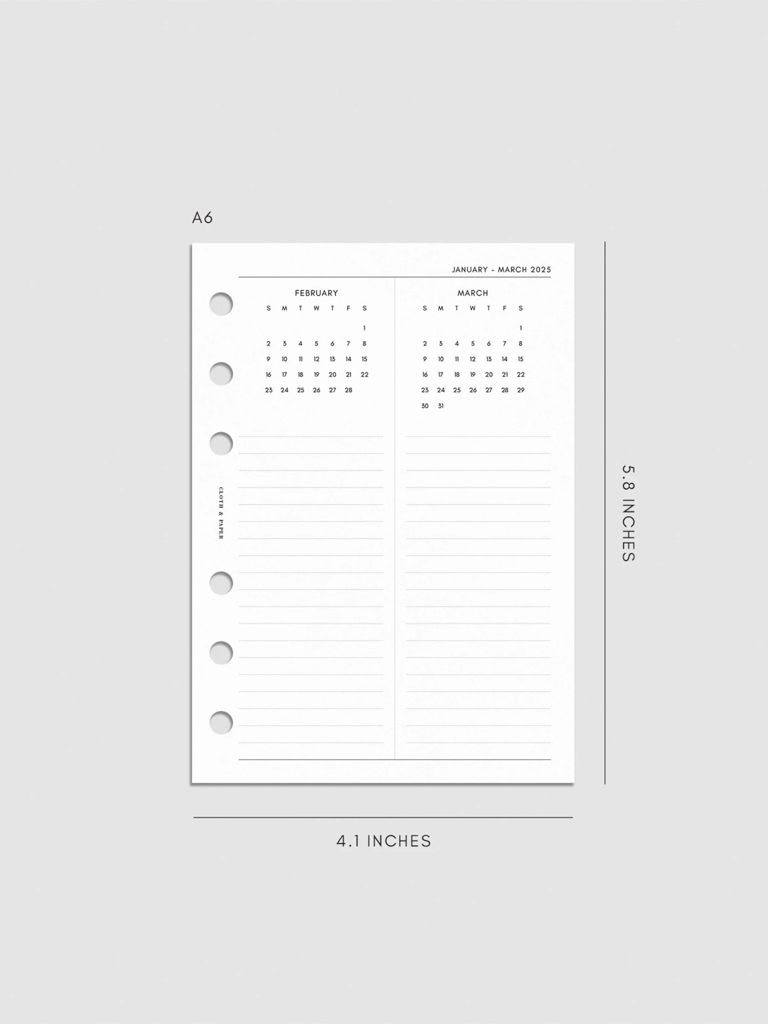 2025 Year Overview Planner Inserts(2025 Year Overview Planner Insert) 8 2025 Year Overview Planner Inserts(2025 Year Overview Planner Insert) - Image 8