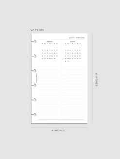 2025 Year Overview Planner Inserts(2025 Year Overview Planner Insert) 17 2025 Year Overview Planner Inserts(2025 Year Overview Planner Insert) -Cloth And Paper Shop 2025 Year Overview Planner Inserts CPP Feb Mar Specs CP 1