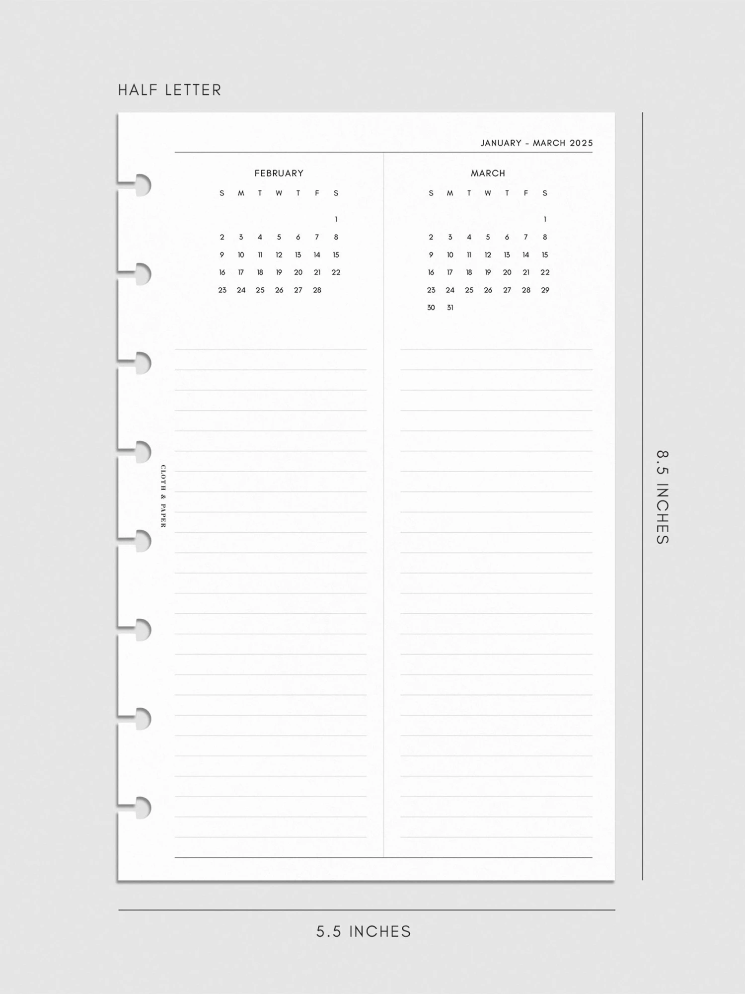 2025 Year Overview Planner Inserts(2025 Year Overview Planner Insert) 10 2025 Year Overview Planner Inserts(2025 Year Overview Planner Insert) - Image 10