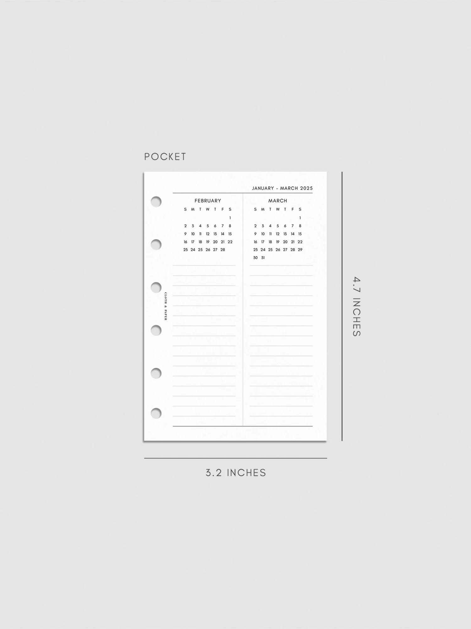 2025 Year Overview Planner Inserts(2025 Year Overview Planner Insert) 6 2025 Year Overview Planner Inserts(2025 Year Overview Planner Insert) - Image 6