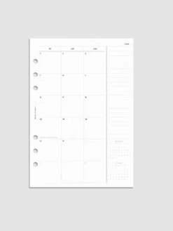 2026 Dated Monthly Planner Inserts | Monday Start(2026 Dated Monthly Planner Inserts Monday Start)