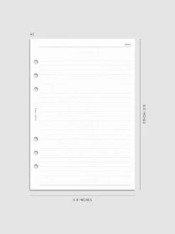 2026 Dated Monthly Planner Inserts | Monday Start(2026 Dated Monthly Planner Inserts Monday Start) 28 2026 Dated Monthly Planner Inserts | Monday Start(2026 Dated Monthly Planner Inserts Monday Start) -Cloth And Paper Shop 2026 dated monthly monday start insert A5 notes