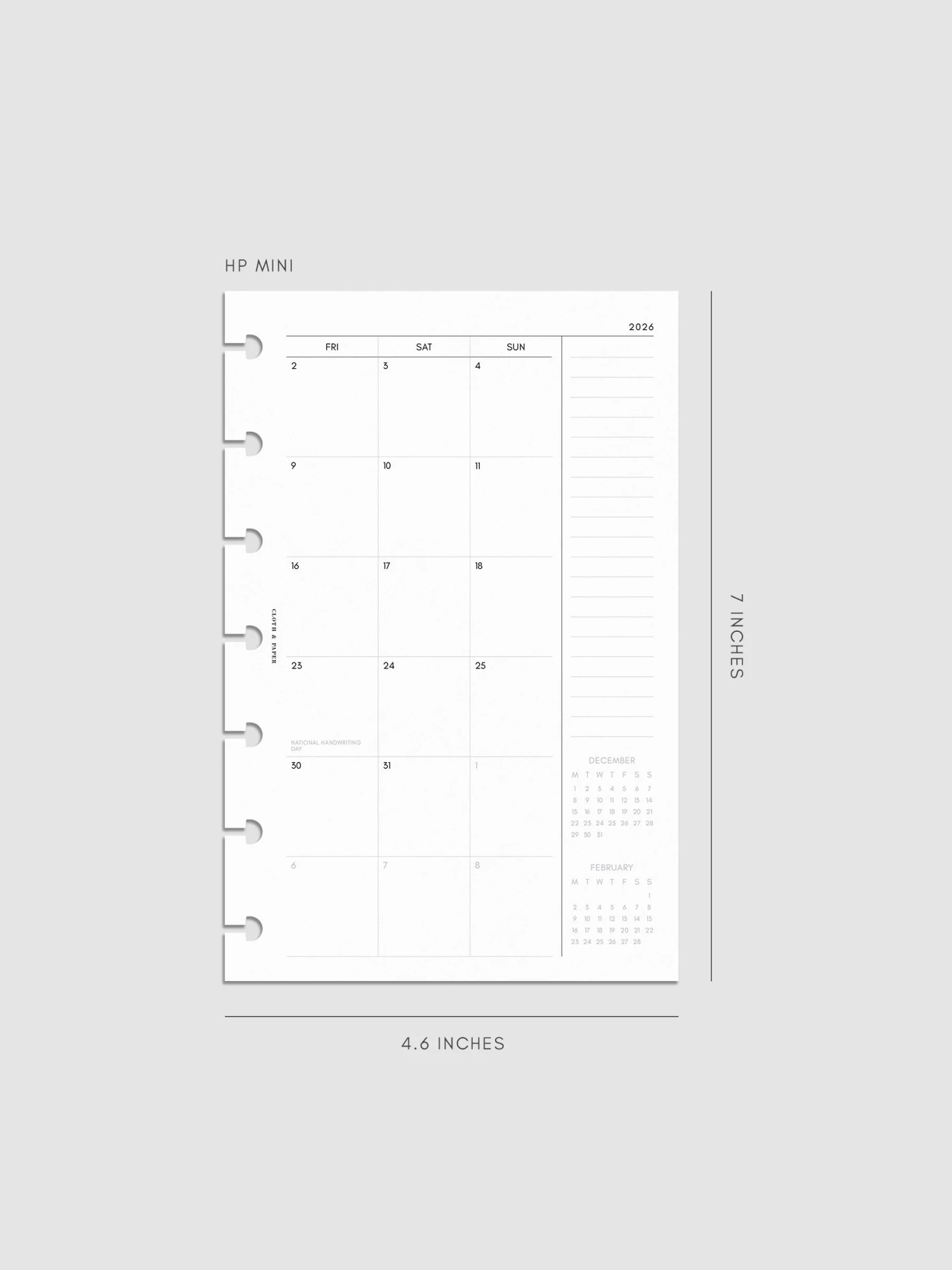 2026 Dated Monthly Planner Inserts | Monday Start(2026 Dated Monthly Planner Inserts Monday Start) 18 2026 Dated Monthly Planner Inserts | Monday Start(2026 Dated Monthly Planner Inserts Monday Start) - Image 18