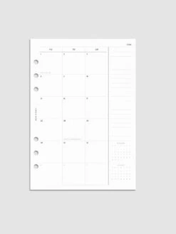 2026 Dated Monthly Planner Inserts | Sunday Start(2026 Dated Monthly Planner Inserts Sunday Start)