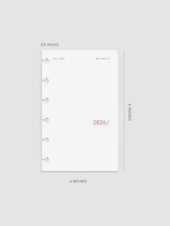 2026 Front & Monthly Vellum Planner Dashboard Overlays | Rouge(2026 Front Monthly Vellum Planner Dashboard Overlays Rouge) -Cloth And Paper Shop 2026 front and monthly overlays rouge CPPetite