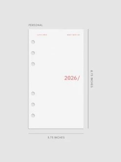 2026 Front & Monthly Vellum Planner Dashboard Overlays | Rouge(2026 Front Monthly Vellum Planner Dashboard Overlays Rouge) -Cloth And Paper Shop 2026 front and monthly overlays rouge Personal