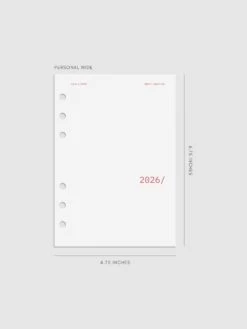 2026 Front & Monthly Vellum Planner Dashboard Overlays | Rouge(2026 Front Monthly Vellum Planner Dashboard Overlays Rouge) -Cloth And Paper Shop 2026 front and monthly overlays rouge PersonalWide