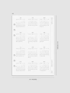 2026 Year At A Glance Planner Dashboard(2026 Year At A Glance Planner Dashboard) 25 2026 Year At A Glance Planner Dashboard(2026 Year At A Glance Planner Dashboard) -Cloth And Paper Shop 2026 year at a glance dashboard A5