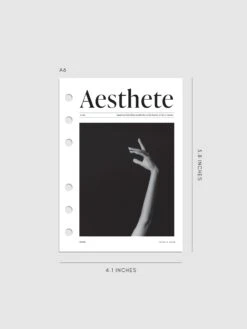 Aesthete Planner Dashboard(Aesthete Planner Dashboard) 18 Aesthete Planner Dashboard(Aesthete Planner Dashboard) -Cloth And Paper Shop Aesthete Planner Dashboard A6 CP 1