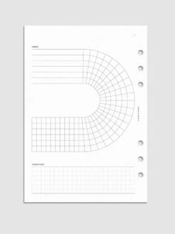 Arched Habit Tracker Planner Inserts(Arched Habit Tracker Inserts)