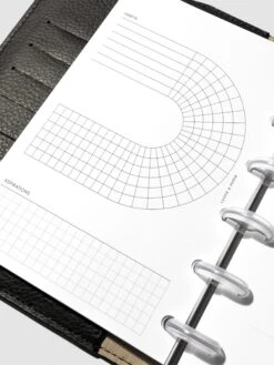 Arched Habit Tracker Planner Inserts(Arched Habit Tracker Inserts) -Cloth And Paper Shop Arched Habit Tracker Planner Inserts Petite CP 2