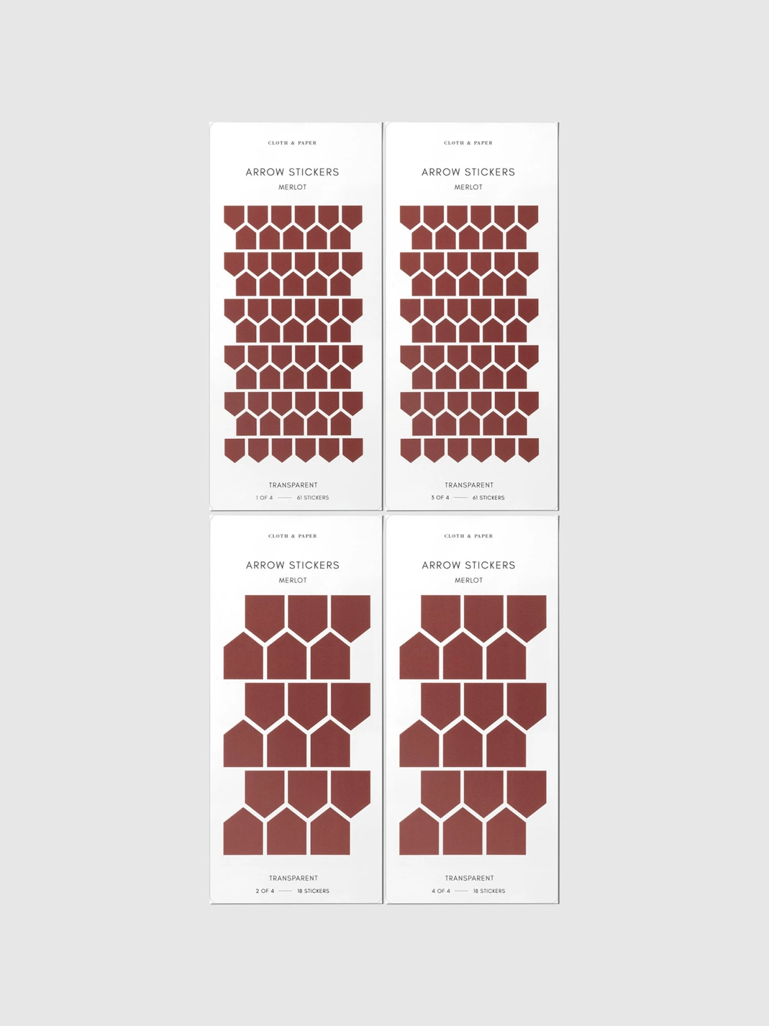 Arrow Stickers | Merlot(Arrow Stickers Merlot) 1 Arrow Stickers | Merlot(Arrow Stickers Merlot)