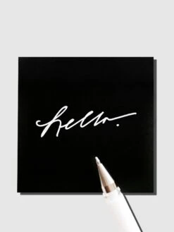 Avant Garde Sticky Notes(Avant Garde Black Sticky Notes) -Cloth And Paper Shop Avant Garde Sticky Notes Black Memo Notes CP 1