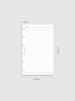 Beginner Planner Bundle | CP Petite(Notes Planner Bundle Cp Petite) 24 Beginner Planner Bundle | CP Petite(Notes Planner Bundle Cp Petite) -Cloth And Paper Shop Beginner Planner Bundle CP Petite Lined Notes Inserts CP 1