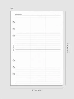 Bibliophile Planner Insert | Second Edition(Bibliophile Planner Insert Second Edition) 25 Bibliophile Planner Insert | Second Edition(Bibliophile Planner Insert Second Edition) -Cloth And Paper Shop Bibliophile Planner Insert Second Edition A5 CP 2