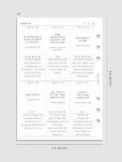 Bibliophile Planner Insert | Second Edition(Bibliophile Planner Insert Second Edition) 18 Bibliophile Planner Insert | Second Edition(Bibliophile Planner Insert Second Edition) -Cloth And Paper Shop Bibliophile Planner Insert Second Edition A5 CP 4