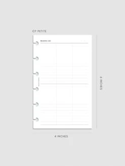 Bibliophile Planner Insert | Second Edition(Bibliophile Planner Insert Second Edition) 20 Bibliophile Planner Insert | Second Edition(Bibliophile Planner Insert Second Edition) -Cloth And Paper Shop Bibliophile Planner Insert Second Edition CP Petite CP 1