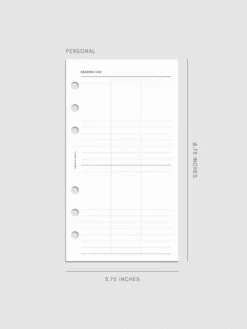 Bibliophile Planner Insert | Second Edition(Bibliophile Planner Insert Second Edition) 21 Bibliophile Planner Insert | Second Edition(Bibliophile Planner Insert Second Edition) -Cloth And Paper Shop Bibliophile Planner Insert Second Edition Personal CP 1