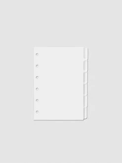 Blank Side Tab Planner Dividers | Low Profile | Matte(Blank Side Tab Planner Dividers Low Profile Matte) 38 Blank Side Tab Planner Dividers | Low Profile | Matte(Blank Side Tab Planner Dividers Low Profile Matte) -Cloth And Paper Shop Blank Side Tab Planner Dividers Low Profile Matte Pocket CP 1